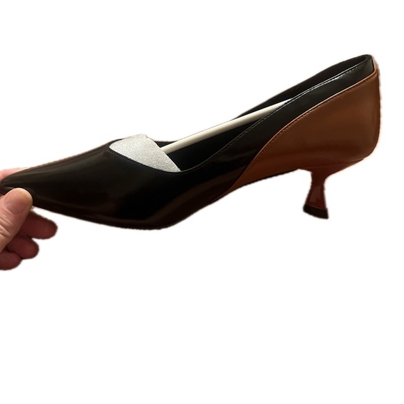 NEWBELLA Vegan Leather Colorblock Heels – Size 8 - Picture 6 of 11